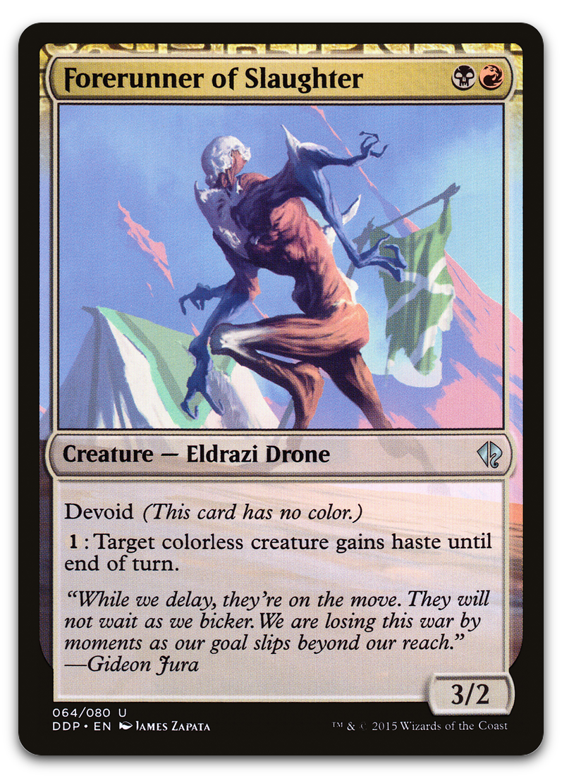 Forerunner of Slaughter (Duel Decks: Zendikar vs. Eldrazi)