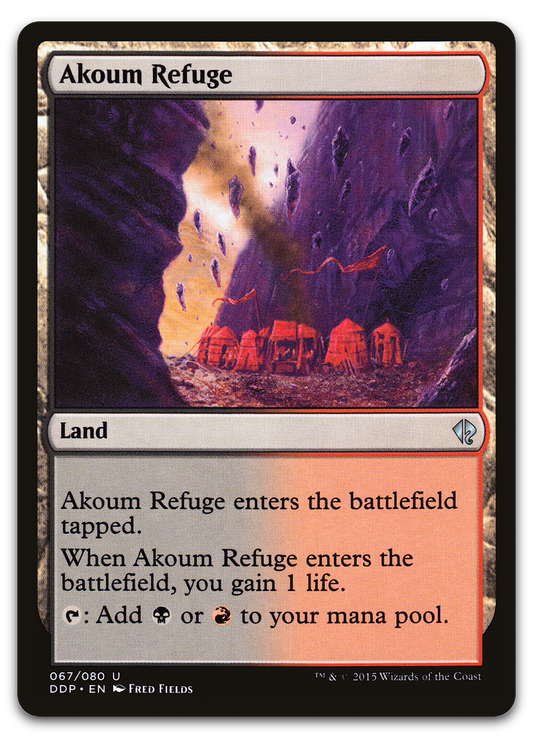 Akoum Refuge (Duel Decks: Zendikar vs. Eldrazi)