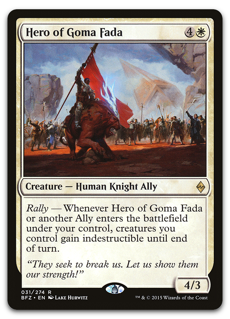 Hero of Goma Fada (Battle for Zendikar)