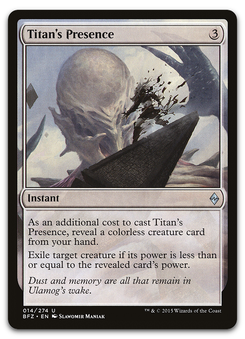 Titan's Presence (Battle for Zendikar)