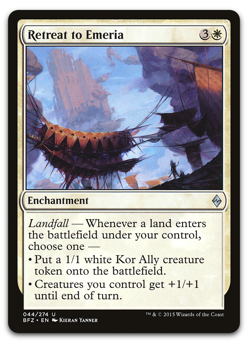 Retreat to Emeria (Battle for Zendikar)