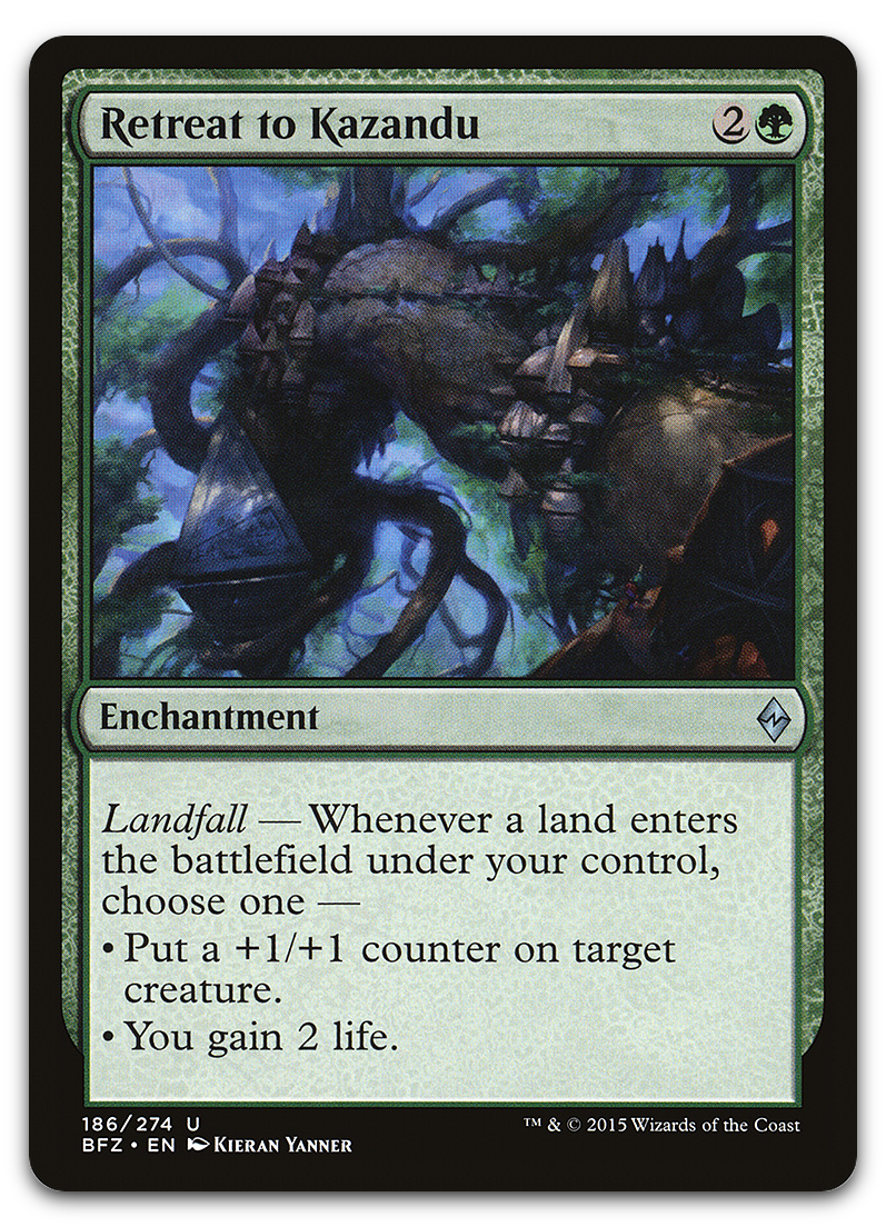 Retreat to Kazandu (Battle for Zendikar)