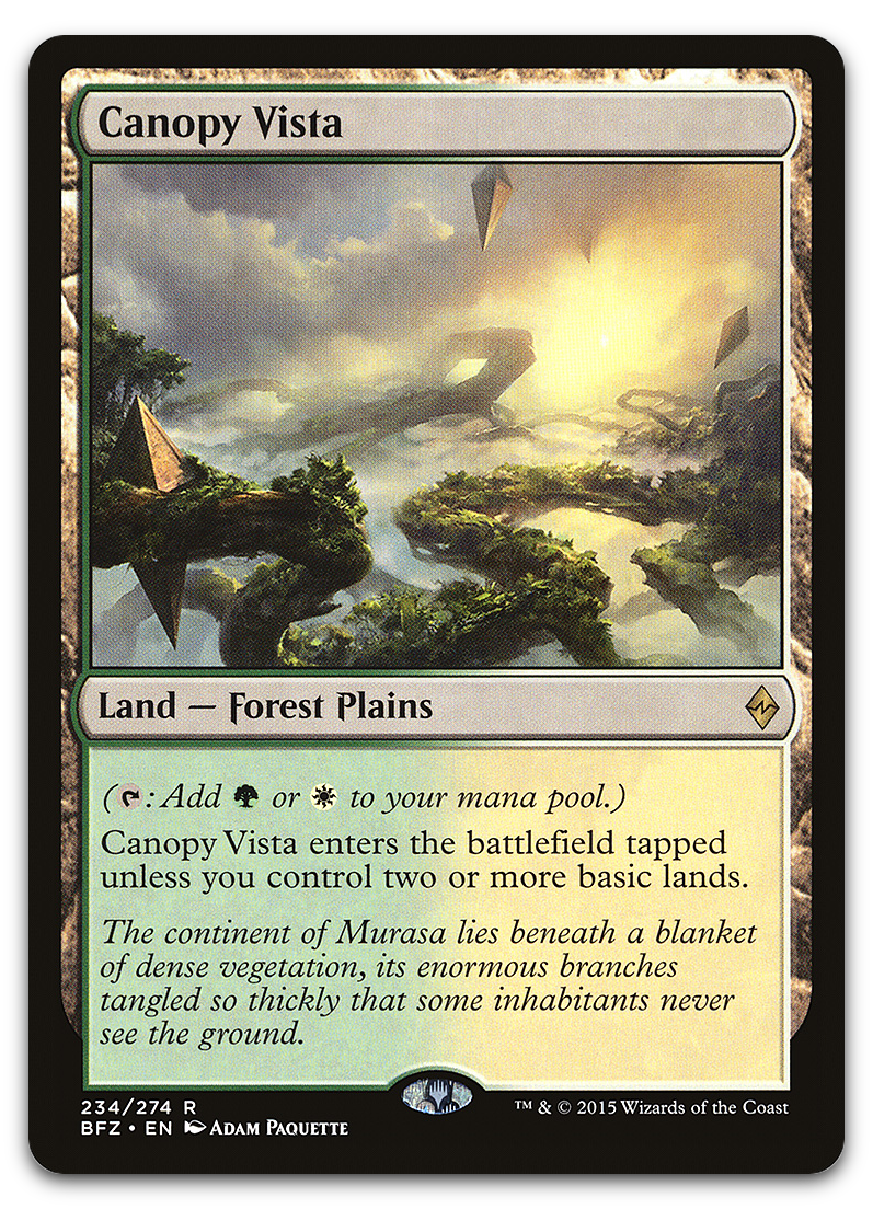 Canopy Vista (Battle for Zendikar)