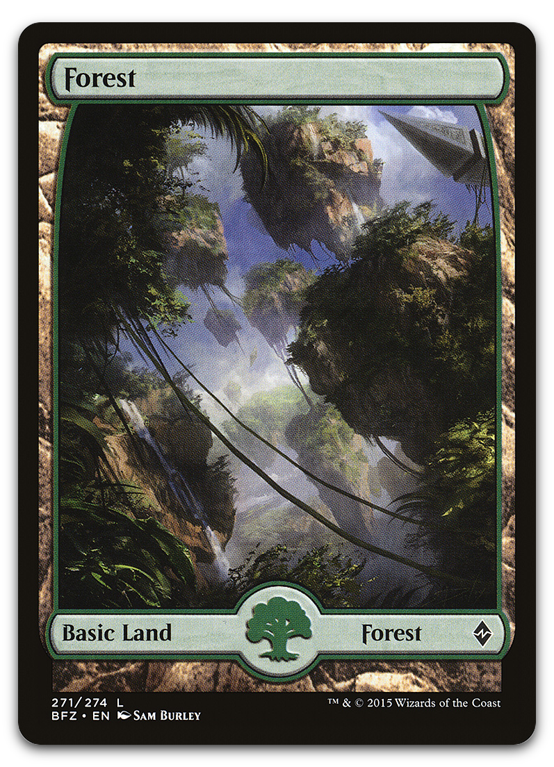 Forest (271) - Full Art (Battle for Zendikar)