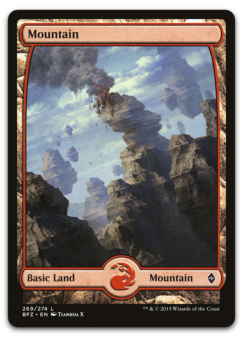 Mountain (269) - Full Art (Battle for Zendikar)