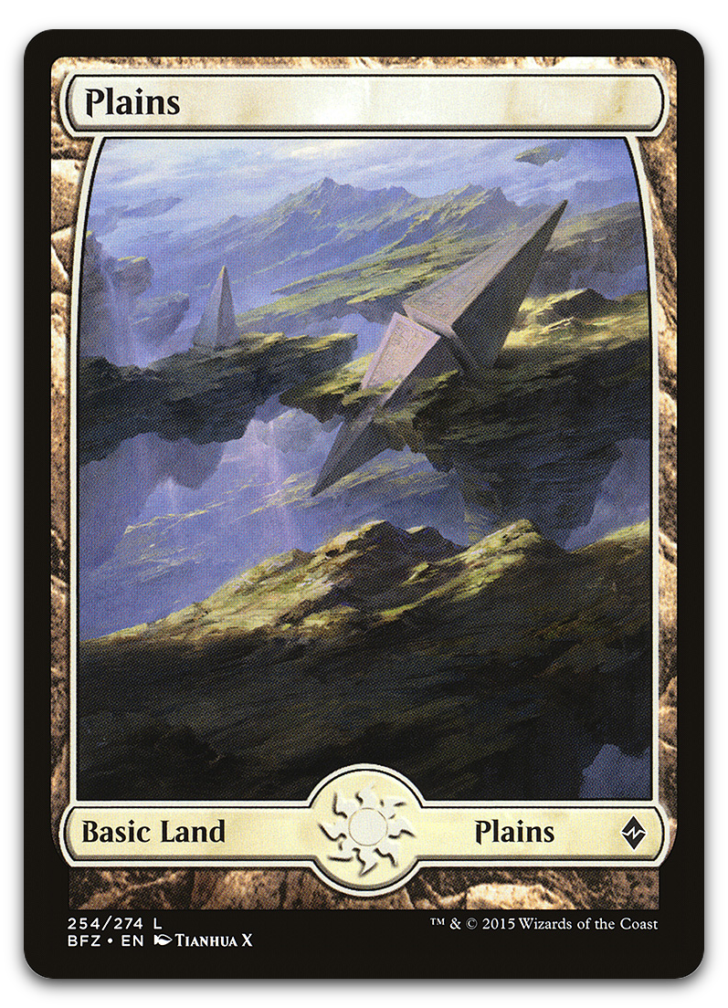 Plains (254) - Full Art (Battle for Zendikar)