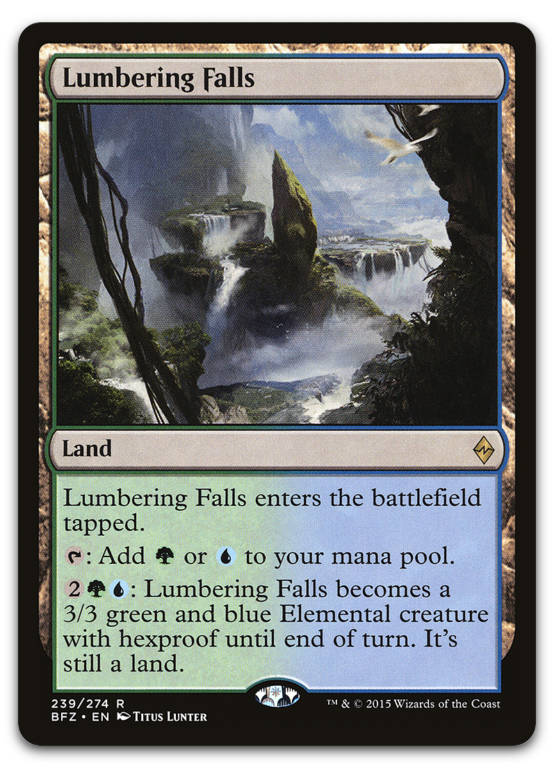 Lumbering Falls (Battle for Zendikar)