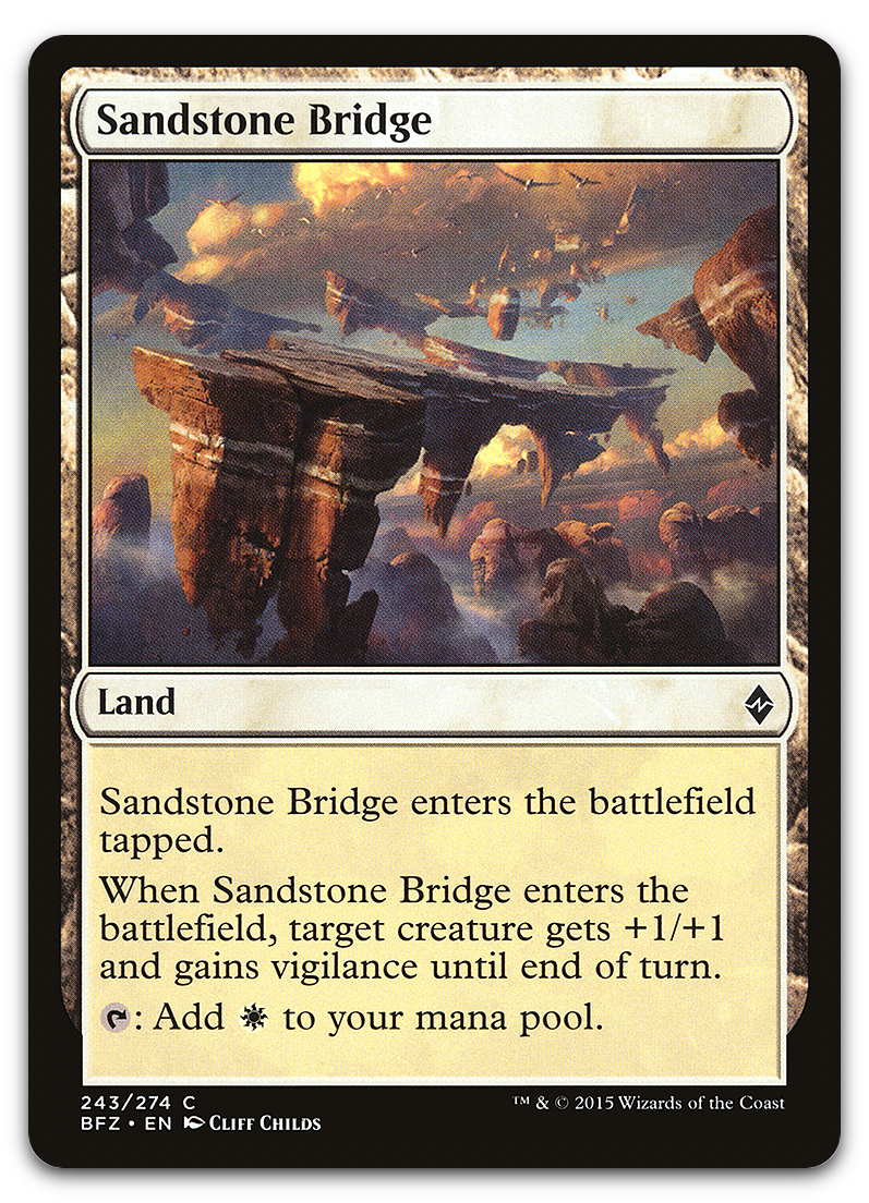 Sandstone Bridge (Battle for Zendikar)
