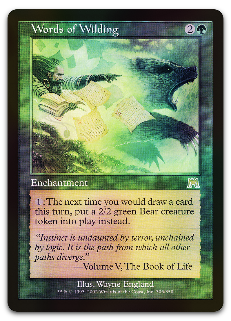 Words of Wilding (Onslaught)
