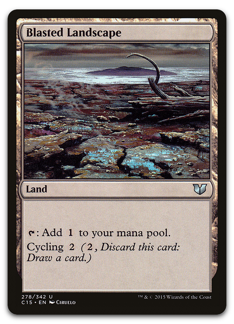 Blasted Landscape (Commander 2015)