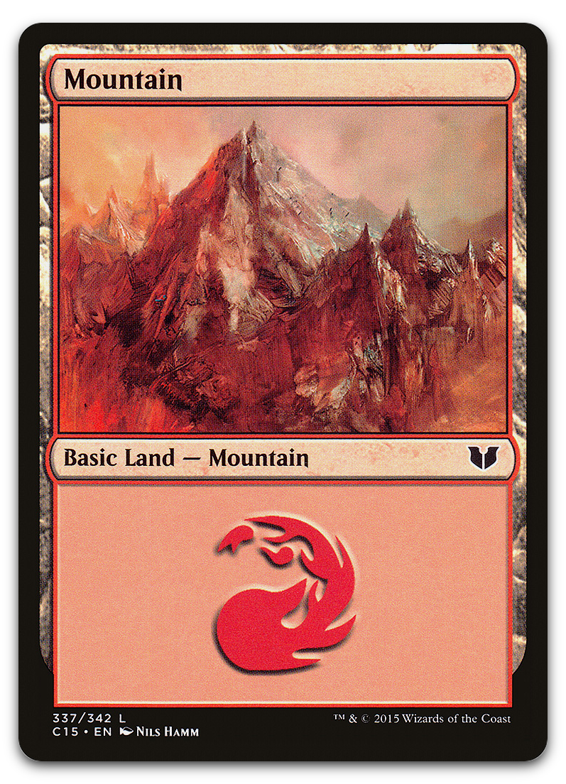 Mountain (337) (Commander 2015)