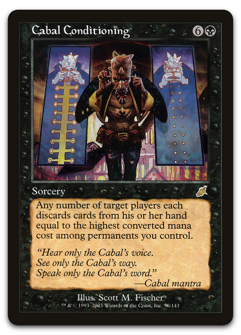 Cabal Conditioning (Scourge)