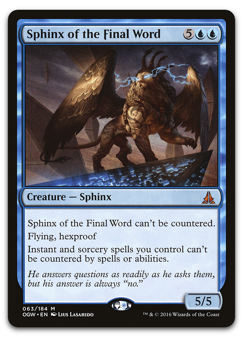 Sphinx of the Final Word (Oath of the Gatewatch)