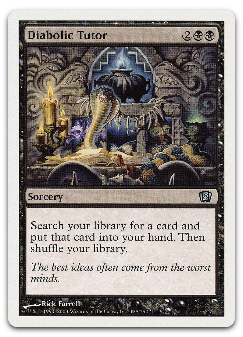 Diabolic Tutor (8th Edition)