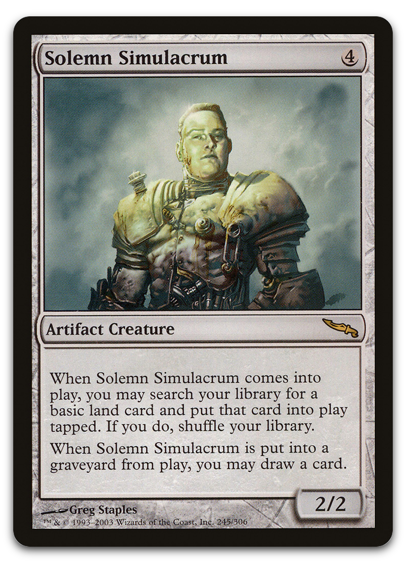 Solemn Simulacrum (Mirrodin)