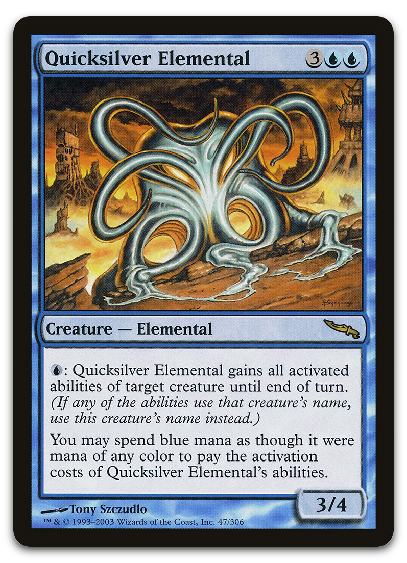 Quicksilver Elemental (Mirrodin)