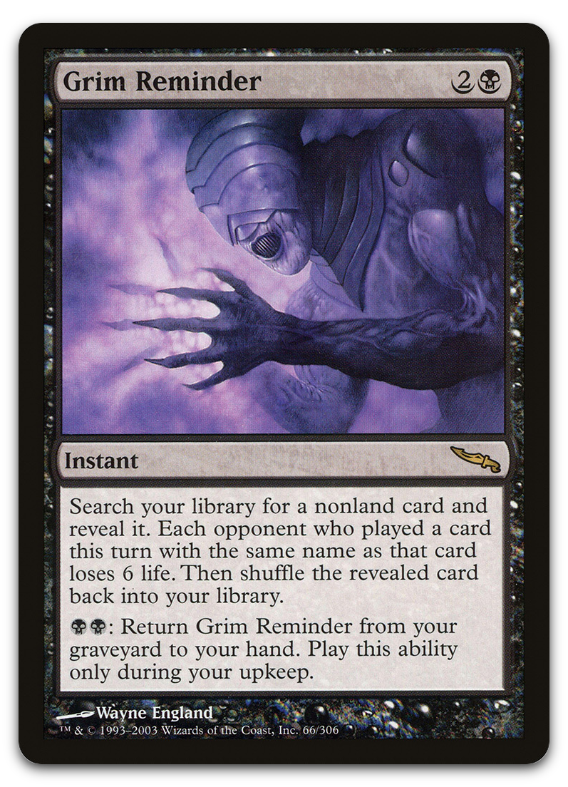 Grim Reminder (Mirrodin)