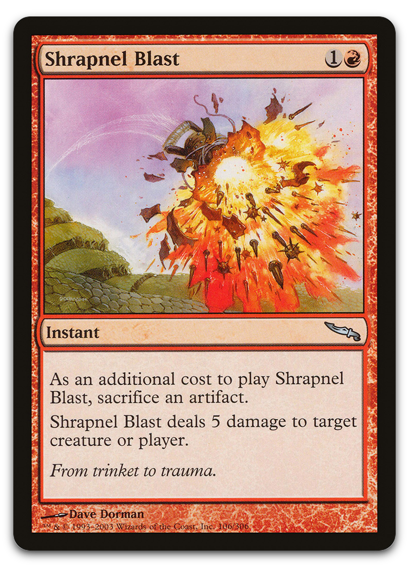 Shrapnel Blast (Mirrodin)
