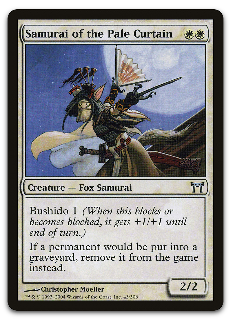 Samurai of the Pale Curtain (Champions of Kamigawa)