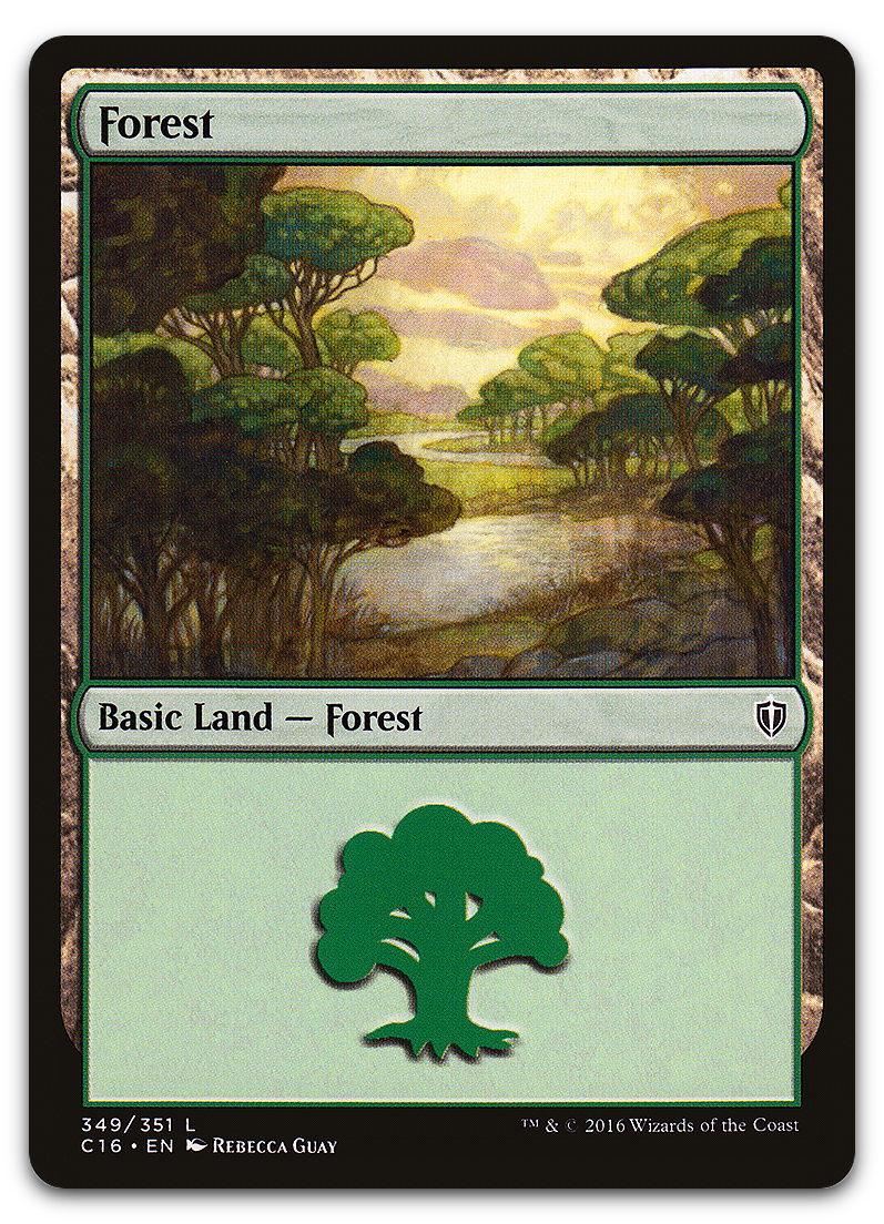 Forest (349) (Commander 2016)