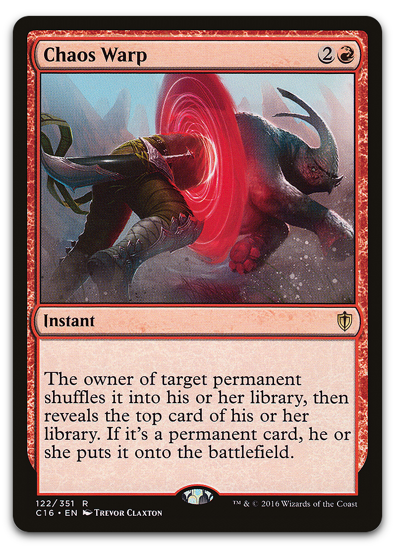 Chaos Warp (Commander 2016)