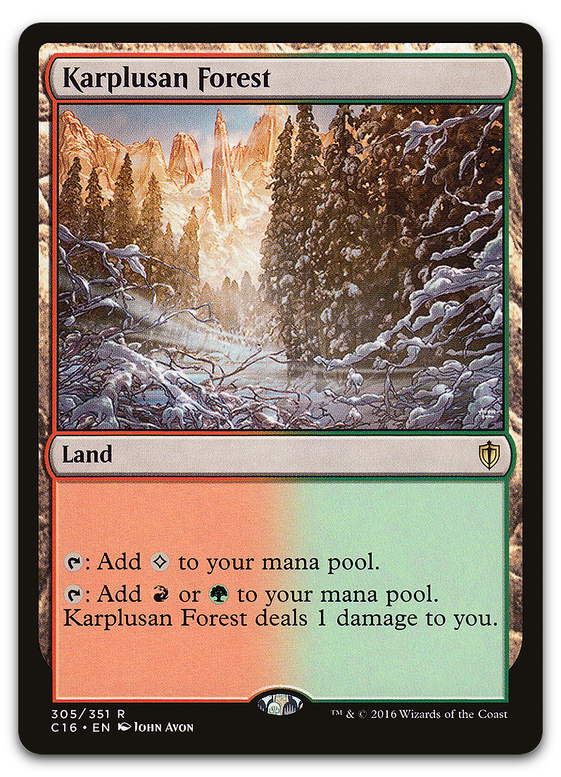 Karplusan Forest (Commander 2016)