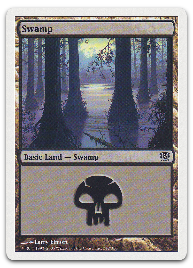 Swamp (342) (9th Edition)