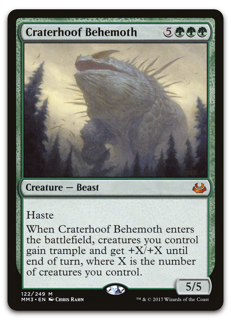 Craterhoof Behemoth (Modern Masters 2017)