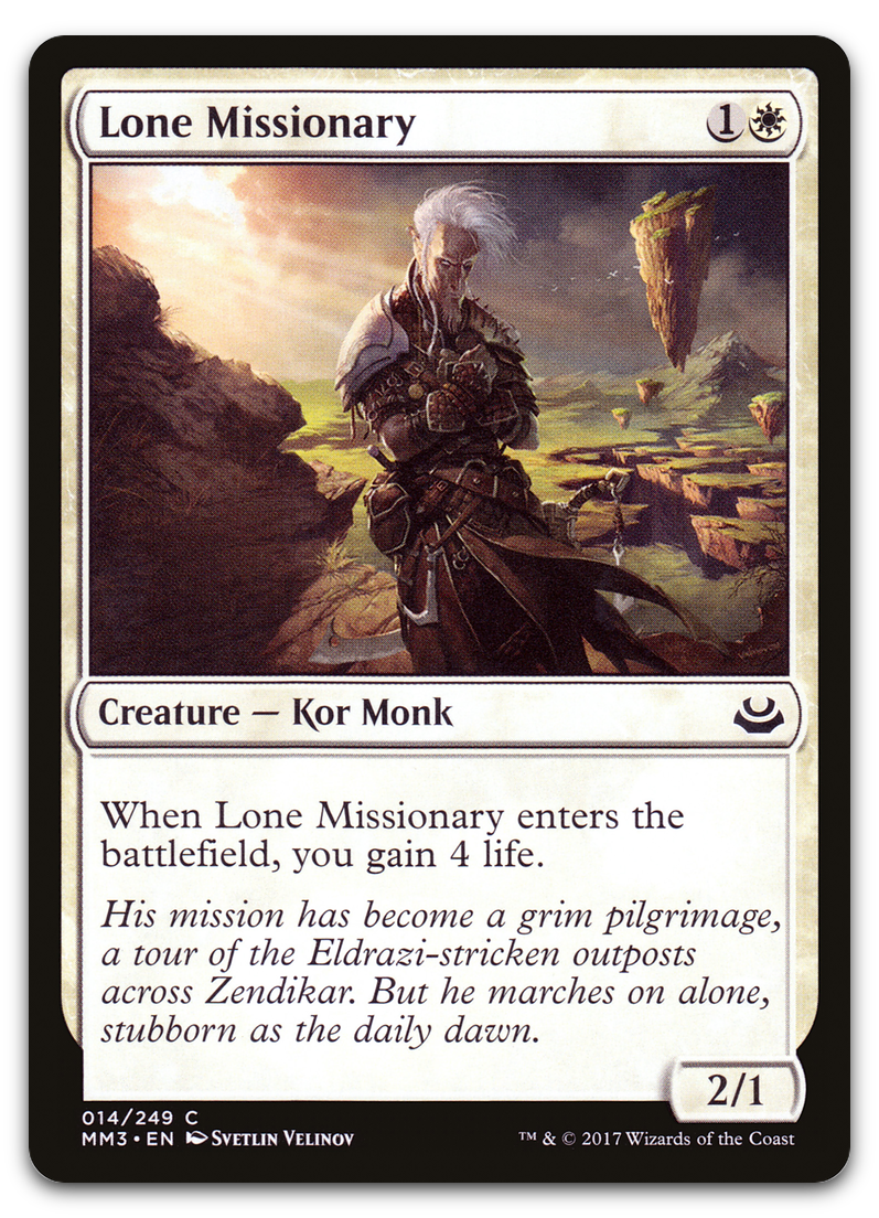 Lone Missionary (Modern Masters 2017)