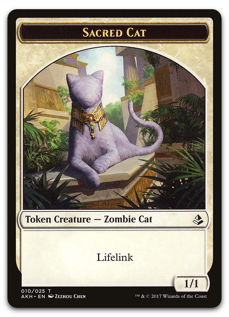 Sacred Cat Token (Amonkhet)