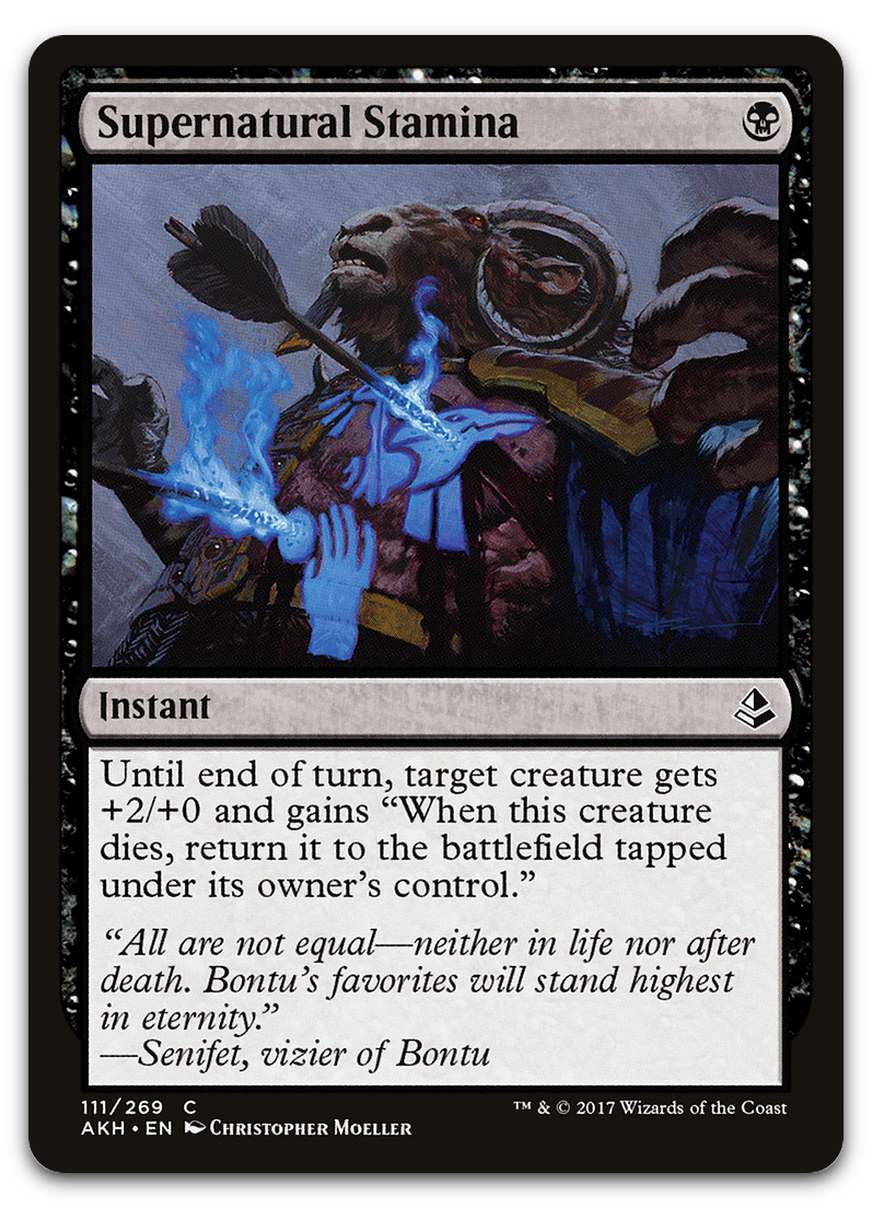 Supernatural Stamina (Amonkhet)
