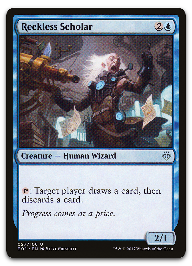 Reckless Scholar (Archenemy: Nicol Bolas)