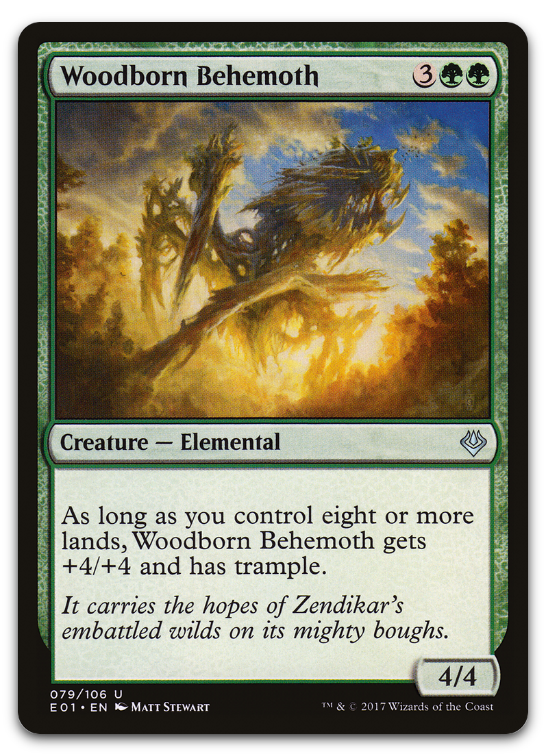 Woodborn Behemoth (Archenemy: Nicol Bolas)