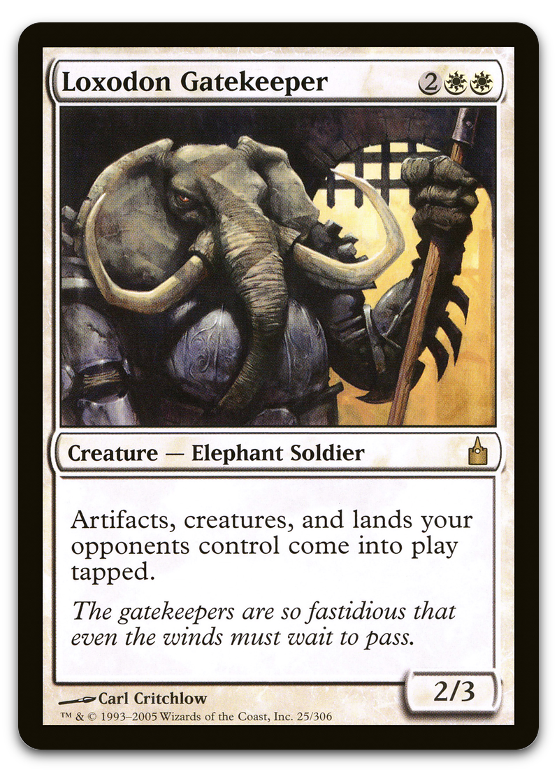 Loxodon Gatekeeper (Ravnica: City of Guilds)