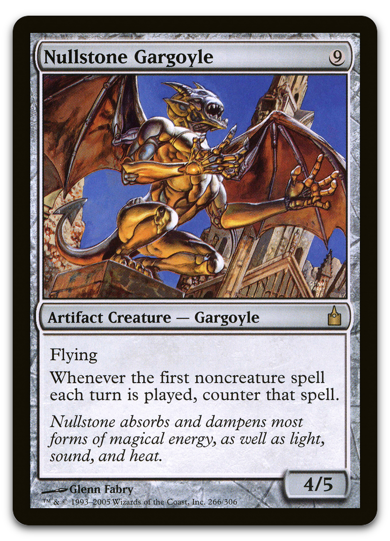 Nullstone Gargoyle (Ravnica: City of Guilds)