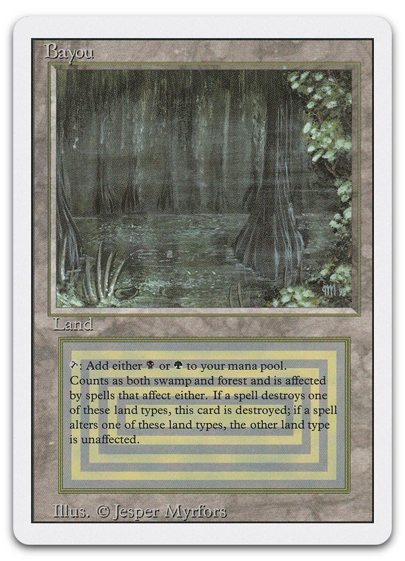 MTG Bayou 1枚 Bayou (Revised Edition) – Cardsurfer Games
