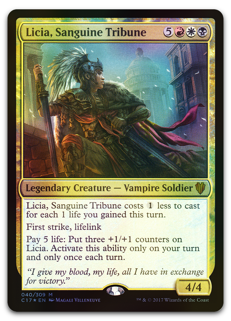Licia, Sanguine Tribune (Commander 2017)