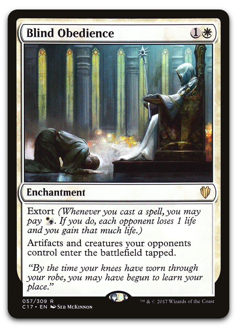Blind Obedience (Commander 2017)