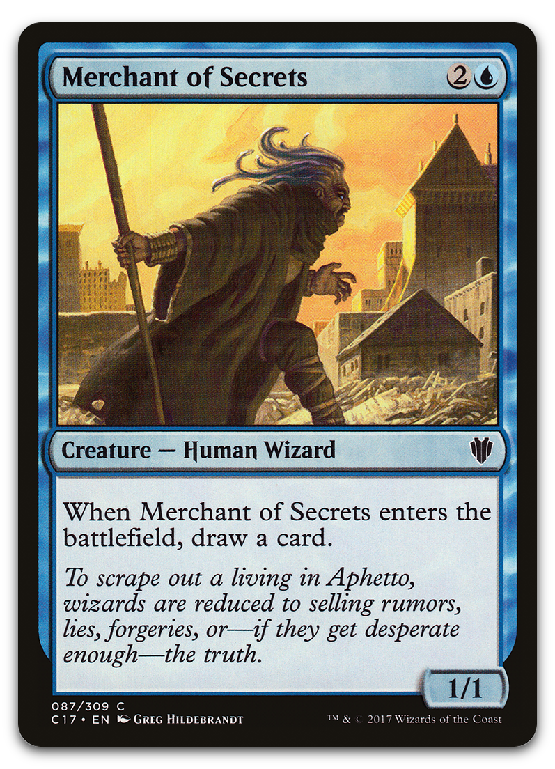 Merchant of Secrets (Commander 2017)