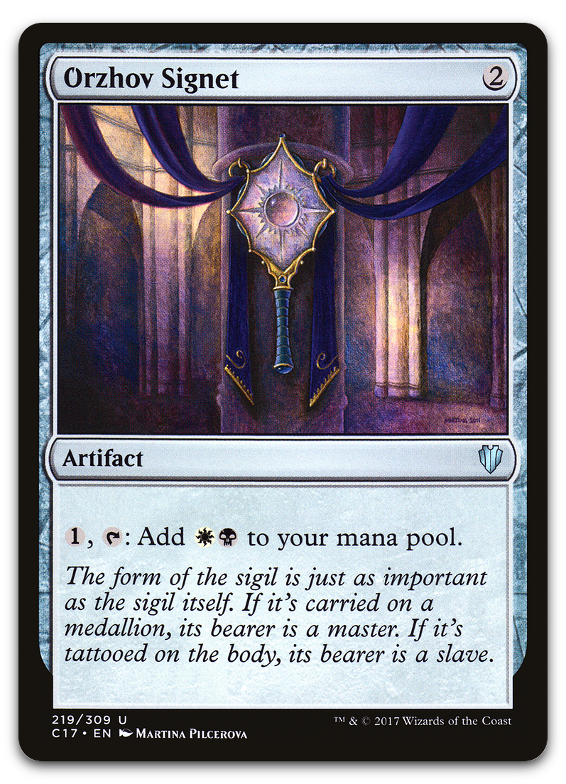 Orzhov Signet (Commander 2017)