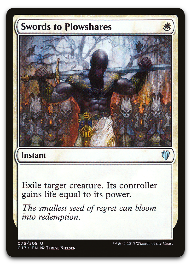 Swords to Plowshares (Commander 2017)