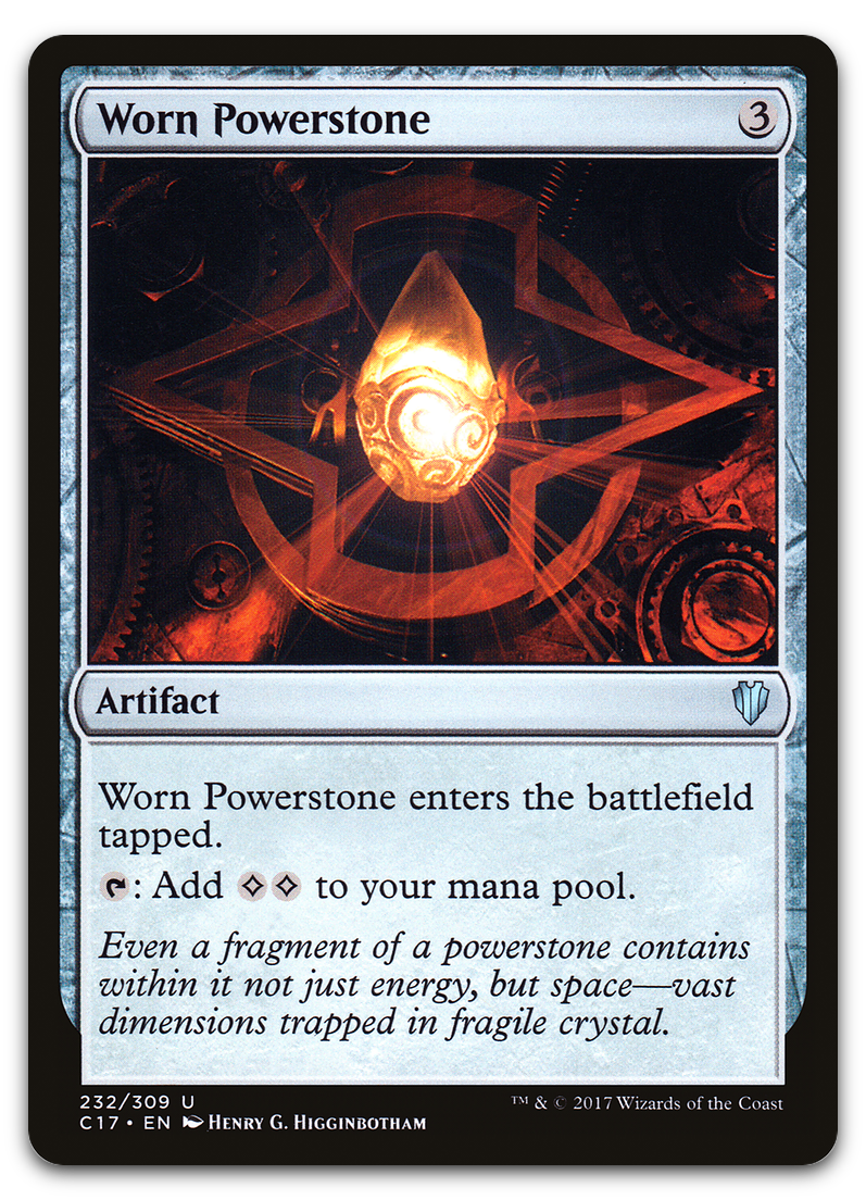 Worn Powerstone (Commander 2017)