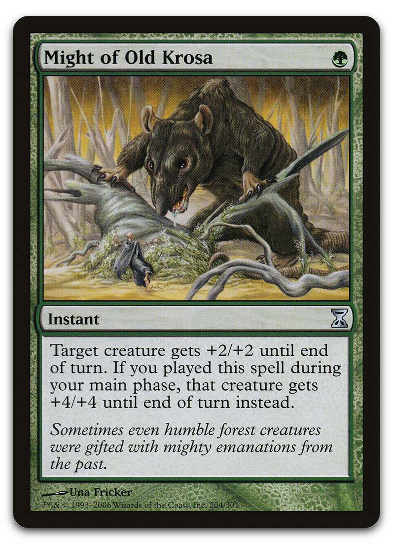 Might of Old Krosa (Time Spiral)