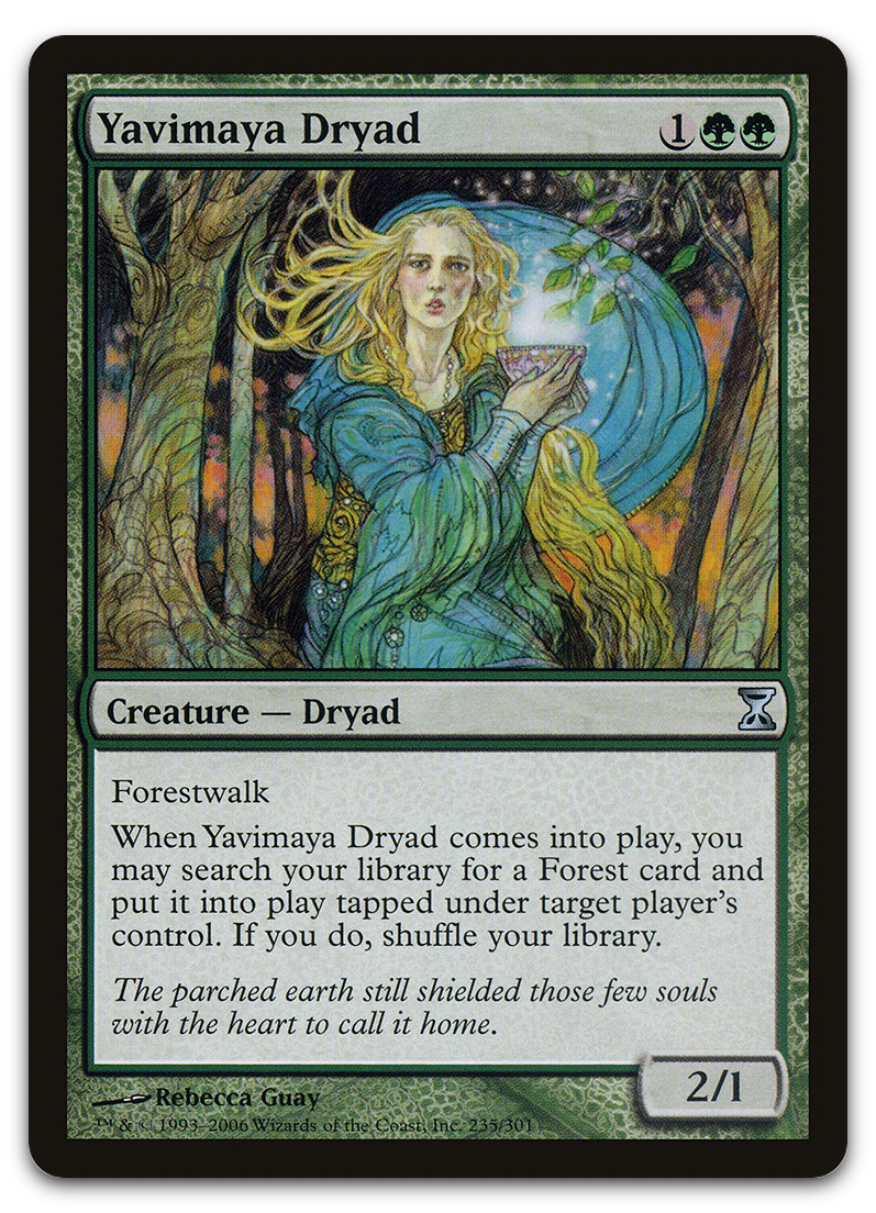 Yavimaya Dryad (Time Spiral)