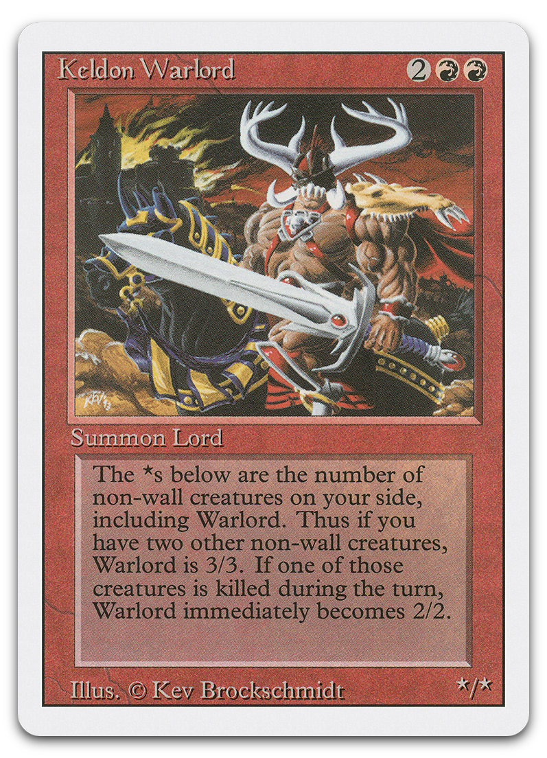 Keldon Warlord (Revised Edition)