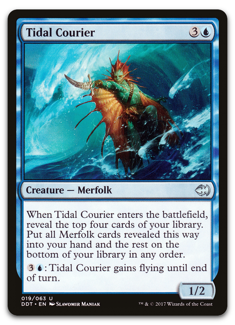 Tidal Courier (Duel Decks: Merfolk vs. Goblins)