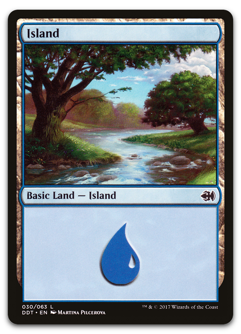 Island (030) (Duel Decks: Merfolk vs. Goblins)