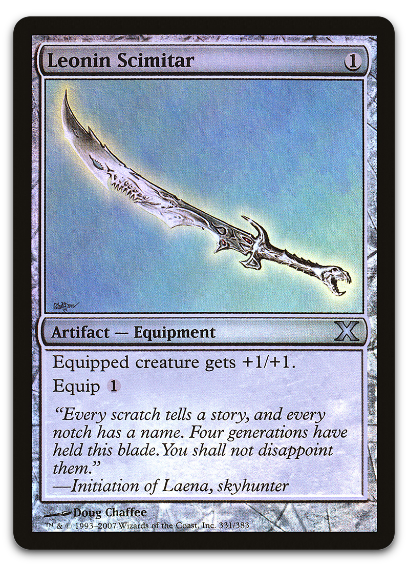 Leonin Scimitar (10th Edition)