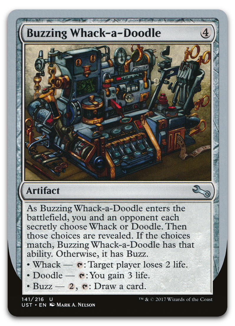 Buzzing Whack-a-Doodle (Unstable)