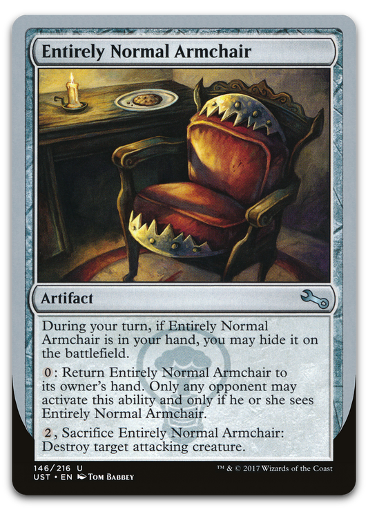 Entirely Normal Armchair (Unstable)